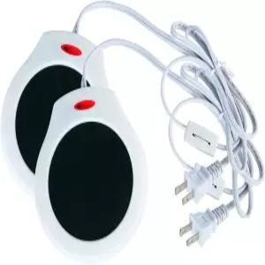 홈앤오피스 데스크톱 전기 머그 워머커피차코코아수프 향초 CFW002화이트 선물 2pcs 블랙 겨울용