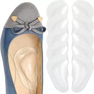 닥터풋 아치 지지대 신발 깔창 젤 자가 두꺼운 발을 패드로 쿠션 위한 평평한 삽입물 남녀용 접착 5쌍