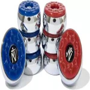 트루 노스 셔플보드 퍽스 218인치53mm 블루레드 세트 8개