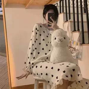 [하프클럽/]블랙하트 파우치 잠옷 여성 잠옷원피스