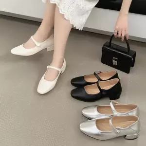 [라일리] Rly 여성화 슬링백 웨지힐 베이직 메리제인 미들힐 구