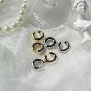 [옷자락]여자 데일리 볼드 링 이어커프 귀찌 귀걸이