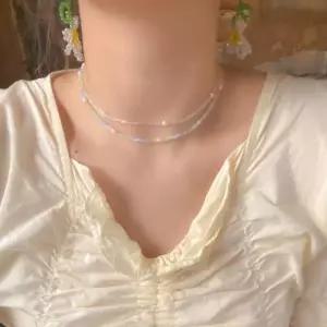 [옷자락]여자 데일리 여리여리 비즈 진주 목걸이