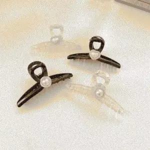 [옷자락]여자 엔틱 팬던트 꼬임 헤어 4타입 집게핀