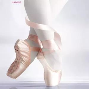 토슈즈 발레슈즈 공연화 실크 실리콘 무대화 댄스화 성인용 아동용 리본 스트랩