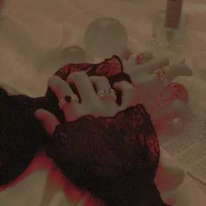 [옷자락]여자 데일리 유니크 앤티크 큐빅 진주 레이어드 반지