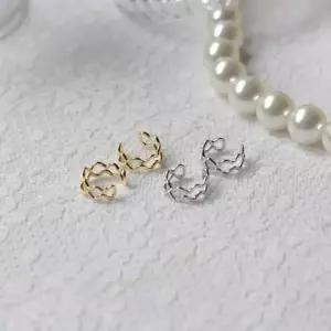 [옷자락]여자 논피어싱 조절가능 물결 이어커프 귀찌