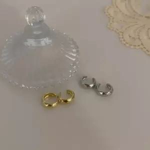 [옷자락]여자 데일리 심플 사각 이어커프 귀찌 세트