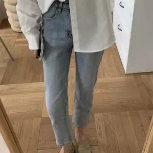 [하프클럽/]데일리 빈티지청바지 슬림 연청일자팬츠