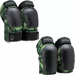 프로텍 스트리트 무릎 및 팔꿈치 패드 보호 스케이트보드 롤러스케이트 스쿠터용 자전거 장비 세트