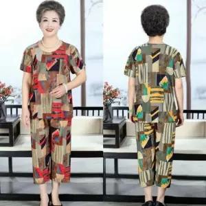 [하프클럽/]할머니 시원한 잠옷 여름 바지 편한 우정템 퓨전