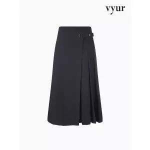 [하프클럽/]져지 랩 롱 스커트 (ZNSKP402)