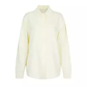 [하프클럽/샵앤]여성 카라넥 체크 루즈핏 봄컬러 긴팔 남방 셔츠 EGG-WBL-21201-