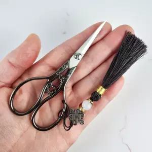 미니 엔틱 자수 수예 가위 K525 KcB1+4Oea