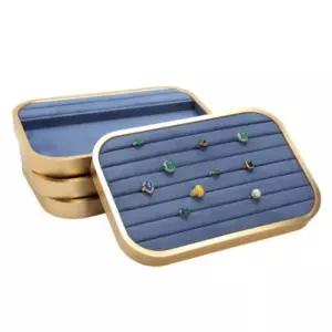 금속 보석 디스플레이 트레이 반지 럭셔리 펜던트 스지 팔레트 팔찌 쇼케이스 소품