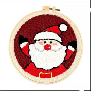 만들기대장자수콕콕-산타+접착펠트지 흰색 300225mm