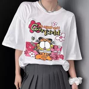 [하프클럽/] 가필드캣프린팅티셔츠 LIU575M604 빅사이즈