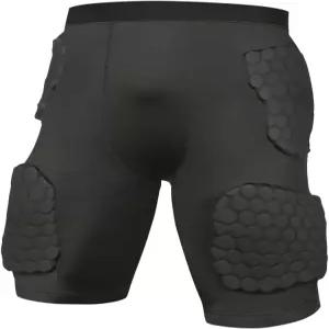 엉덩이 보호 기능이 있는 쿠두갓 패딩 바지 거들 축구 허벅지 5패드 반바지 압축