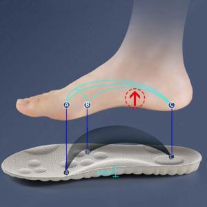 리베르떼 4D 구름쿠션 깔창 충격흡수 구름 발바닥 지압깔창 인솔 운동화 신발 스포츠 깔 창 숨쉬는 통풍 깔 창 소프트 젤쿠션 땀배출 습기방출 뛰어난 쿠션감