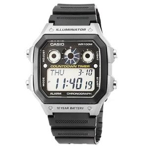 CASIO 카시오 AE1300WH-8A AE1300WH-8A 스포츠 디지털 블랙 그레이 남성용 시계