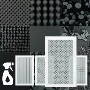 베란다반투명 무점착 암막시트지 유리썬팅지 창문필름 사생활보호