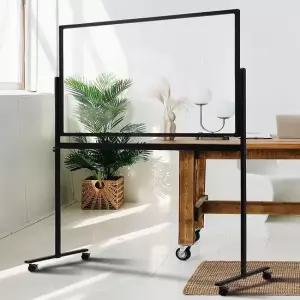 투명 칠판 양면 강화 유리 화이트보트 이동식 TP-9070 자석칠판 강화유리칠판 투명칠판