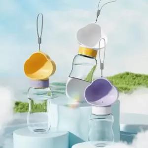 휴대용 애견 보틀 물통 구름 산책 물병 강아지물통 산책물통 강아지물통 햄스터급수기