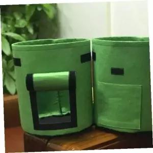 [골드스마일]화분부직포커버 고구마 감자키우기 부직포 화분 2p 실내재배화분