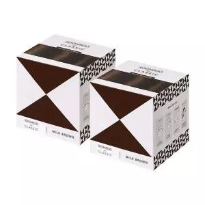 [하프클럽/] 더 클래식 염색약 밀크브라운 2개 새치커버 멋내기 염색제