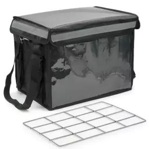 멀티 배달 가방 박스 상자 보온 보냉 자전거 오토바이 통용  M사이즈 48L+네트망