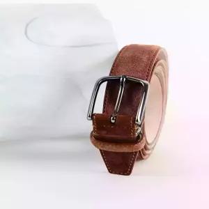 닥스 ACC 선물포장쇼핑백동봉 브라운 스웨이드 벨트 ITALY DBBE5F606