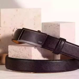 닥스 ACC 선물포장쇼핑백동봉 블랙 프리미엄 수입 소가죽 자동벨트 DBBE5F375