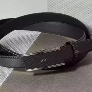 닥스 ACC 선물포장쇼핑백동봉블랙 엠보가죽 소가죽 자동벨트 DBBE4F992