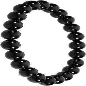 [신주쿠 은의 창고] 8mm 구슬 오닉스 팔찌 길이 약 20.5cm (맨즈 LL 사이즈) 천연석 파워 스톤