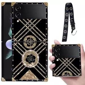 Asuwish 삼성 갤럭시 Z 플립 3 5G 2021용 폰 케이스 마그네틱 셀 커버 튼튼한 충격 방지 보호 하이브리드