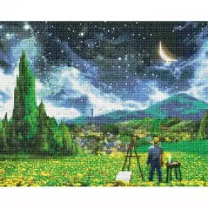 TBZ 반 고흐 별이 빛나는 밤 (캔버스) 보석십자수 40x50