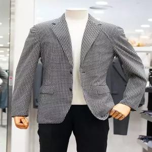 [레노마 옴므]봄 여름용 다크네이비 컬러 슬림핏 스판 캐주얼 콤비 자켓 CHRRBMBMJ66A