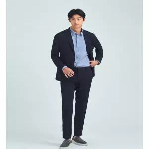 [브렌우드][모다대구점] [이지슈트] 워셔블 솔리드 트윌 셋업 자켓_DG