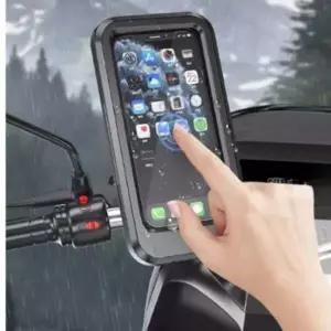 커버형 방수 자전거 폰거치대 스탠드 바이크 폰받침대 바이크폰 거치대