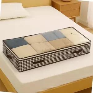 [생활] 보관 박스 공간 수납함 자투리 옷 활용 하단 정리함 슬림 의류 침대