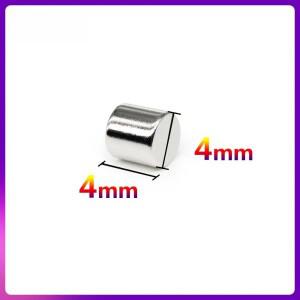 50/100/200/500/1000PCS 4x4mm 미니 소형 소형 원형 자석 가정용 냉장고 사무실 DIY