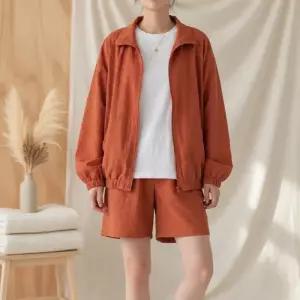 [옷자락]여성 시어서커 쿨 여름 바람막이 점퍼