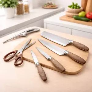 [변색 녹슴없는] 절삭력 좋은 반영구 스테인레스 칼5종세트