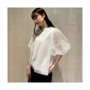 M1 이성 쉬폰치마 레이스 프린트 나시 스커트 언발런스 트임 톱 해변 포토 비치 JEN1