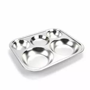 원형 MM00WS48 3찬 스텐 식판 중 급식판 환자식판 군대식판