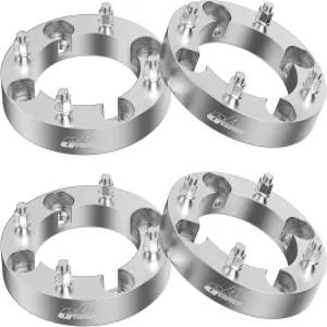 GA 공급 4×156 ATV 휠 스페이서 3/8 -24 스터드 1인치 25mm 4개 러그 어댑터 허브 보어