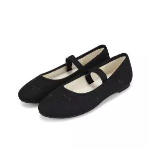 바바라슈즈 최초가 198,000 세븐플로어 패브릭 메리제인 여성플랫 1cm_SFI152BK. 927773