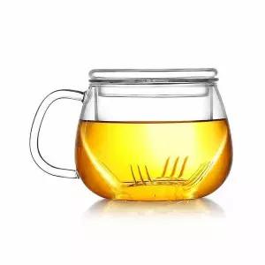 티 RV10JI39 머그 유리 찻잔 라벤더 내열유리 300ml