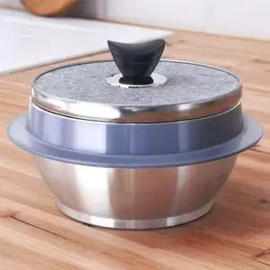 키친아트 AC77QR02 돌솥 냄비 가마솥 냄비 곱돌솥 뚝배기 6인용