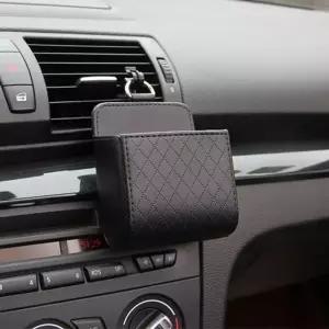 [RIZPICK]차량 용 카드 수납 함 자동차 용품 정리 포켓 블랙